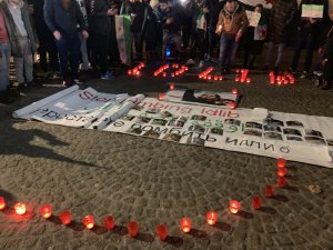 Amsterdam’da İdlib’deki Saldırılar Protesto Edildi