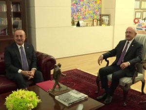 Bakan Çavuşoğlu, Kılıçdaroğlu İle Libya Tezkeresini Görüştü
