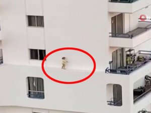 İspanya’da Küçük Kızın Tehlikeli Oyunu Kamerada