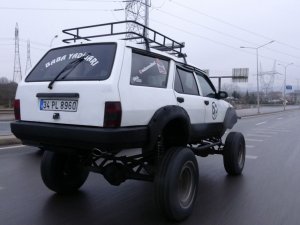 1996 Model Aracını Off-road Cipine Çevirdi, Görenler Şaşkına Döndü