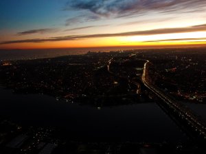 İstanbul Semalarında Gün Batımı Hayran Bıraktı