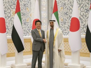 Japonya Başbakanı, Abu Dabi Veliaht Prensi İle Görüştü