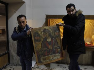 Tarihi İdlib Müzesi Bombaların Hedefi Oldu