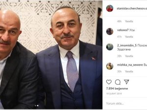 Ruslar, Mevlüt Çavuşoğlu’nu Rusya Milli Teknik Direktörü Çerçesov’a Benzetti