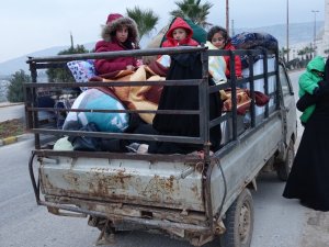 Halep’ten Yoğun Göç Dalgası