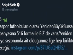 Bursasporlu Futbolculardan Kampanyaya Destek