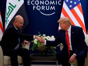 Trump, Irak Cumhurbaşkanı Salih Ve Ikby Başkanı Barzani İle Görüştü