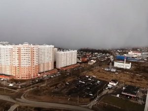 Rusya’da Kar Fırtınası Görüntülendi