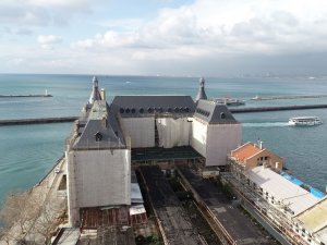 Restorasyon Çalışmalarında Sona Gelinen Haydarpaşa Garı Havadan Görüntülendi