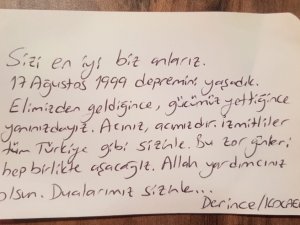Yardım Paketlerinden Çıkan Mektuplar Duygulandırdı