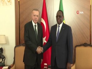 Cumhurbaşkanı Erdoğan, Senegalli Mevkidaşı İle Görüştü