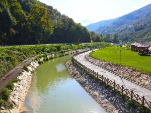 Trabzon’da Taşkın Riski Azaltılıyor