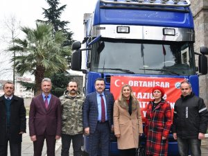 Ortahisar’ın Yardım Tırı Yola Çıktı