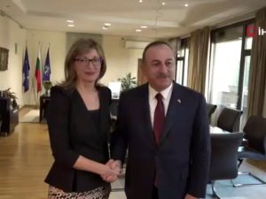 Bakan Çavuşoğlu, Bulgar Mevkidaşı Zaharieva İle Görüştü