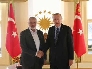 Cumhurbaşkanı Erdoğan, Hamas Lideri İsmail Heniyye’yi Kabul Etti