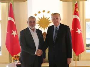 Cumhurbaşkanı Erdoğan Hamas Lideri Heniyye’yi Kabul Etti