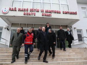 Bakan Soylu, Konteyner Kent Kurulacak Alanı İnceledi