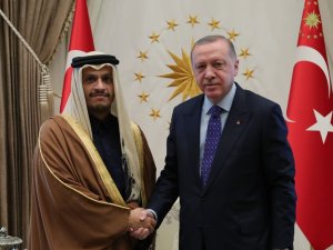 Cumhurbaşkanı Erdoğan, Katar Başbakan Yardımcısını Kabul Etti