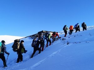Zigana Dağı’nda -15 Derecede Kış Eğitimi
