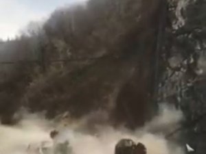 Giresun’da Heyelan