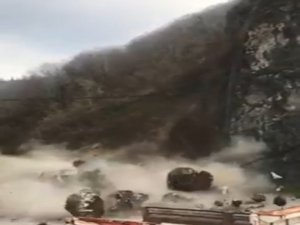 Giresun’da Heyelan Böyle Geldi