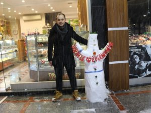 Rize’de Beyaz Çile Eğlenceye Döndü