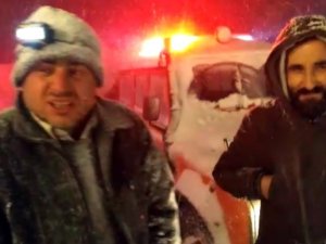 Trabzon’da Kaldırım Yaylası’nda Mahsur Kalan Orman İşçileri Kurtarıldı