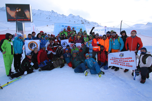 Uluslararası Dağ Kayağı Şampiyonası Erciyes'te Gerçekleştirildi