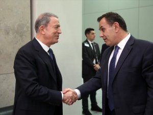 Bakan Akar, Yunanistan Savunma Bakanı Panagiotopoulos İle Görüştü