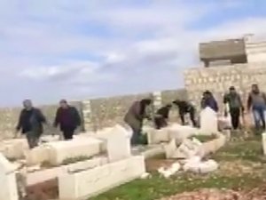 Esad Rejimi Yine Mezarları Yağmalıyor