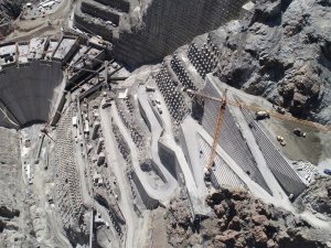 Yusufeli Barajı Hızla Büyüyor