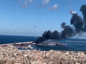 Hafter Güçlerinden Trablus Limanına Saldırı