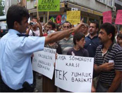 Rize'de AK Parti'ye protesto