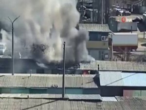 Kiev’de Garaj Kooperatifinde Yangın