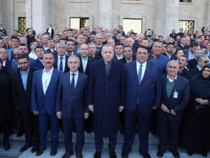 Osmancık’lı Muhtarlar Cumhurbaşkanı İle Bir Araya Geldi