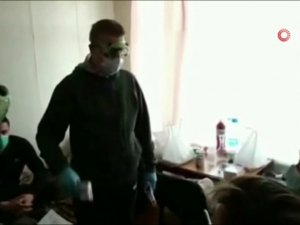 Ukrayna’da Karantina Alanı Görüntülendi