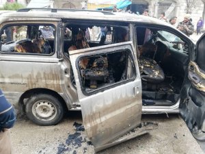 El Bab’da Bomba Yüklü Araç Patladı