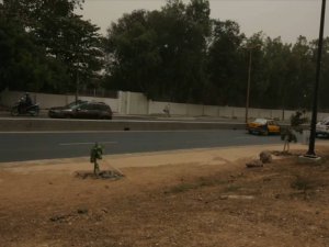 Senegal, Kum Fırtınası Ve Toz Bulutunun Etkisi Altında