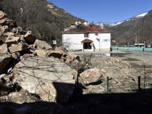 Gümüşhane’nin Kürtün İlçesindeki Heyelan