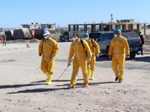 Telabyad’da İlaçlama Çalışmaları Yapılıyor