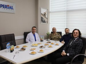 Trabzon İl Jandarma Komutanı Tuğgeneral Demir’den Özel İmperial Hastanesi Yönetimine Ziyaret