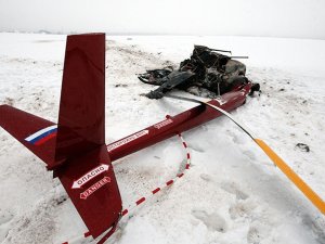 Rusya’da Helikopter Düştü