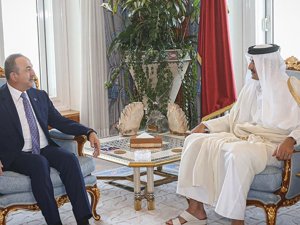 Bakan Çavuşoğlu, Katar Emiri İle Görüştü