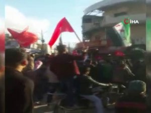 İdlib’de Tsk’ya Destek Gösterisi