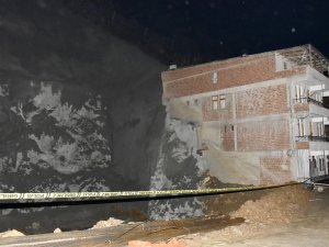 Gümüşhane’de İnşaat Alanında Göçük