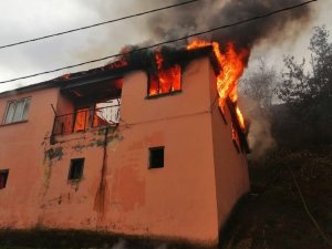 Giresun’un Eynesil İlçesinde Yangın