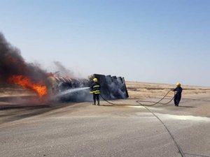 Irak’ta İki Yakıt Tankı Yolcu Otobüsü İle Çarpıştı: 13 Ölü