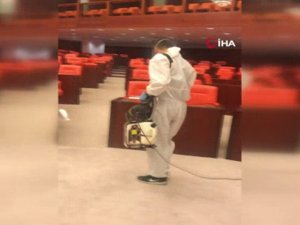 Tbmm’de Korona Virüsüne Karşı Önlemler Devam Ediyor
