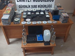Trabzon’da Korsan Cd Operasyonu