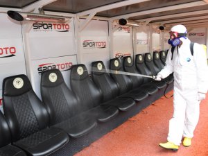 Konya Stadı, Fenerbahçe Maçı Öncesi Dezenfekte Edildi